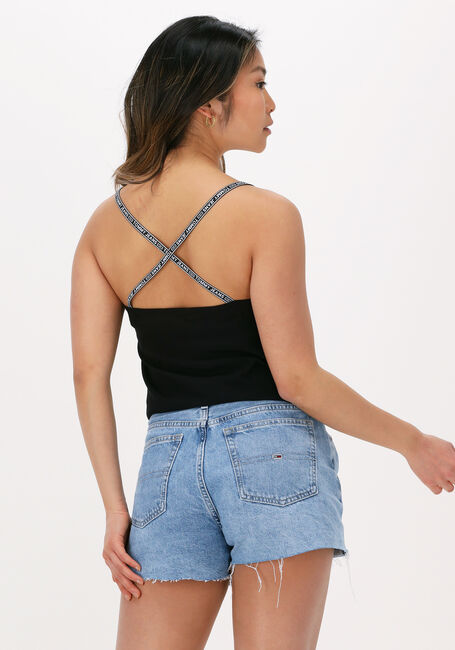 Zwarte TOMMY JEANS Top TJW ESSENTIAL STRAPPY TOP - large