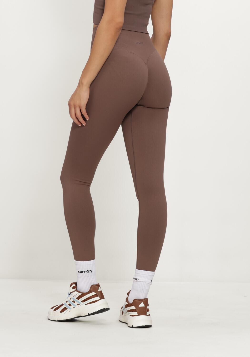 Bruine AIM'N Sportleggings SHAPE SEAMLESS TIGHTS - large