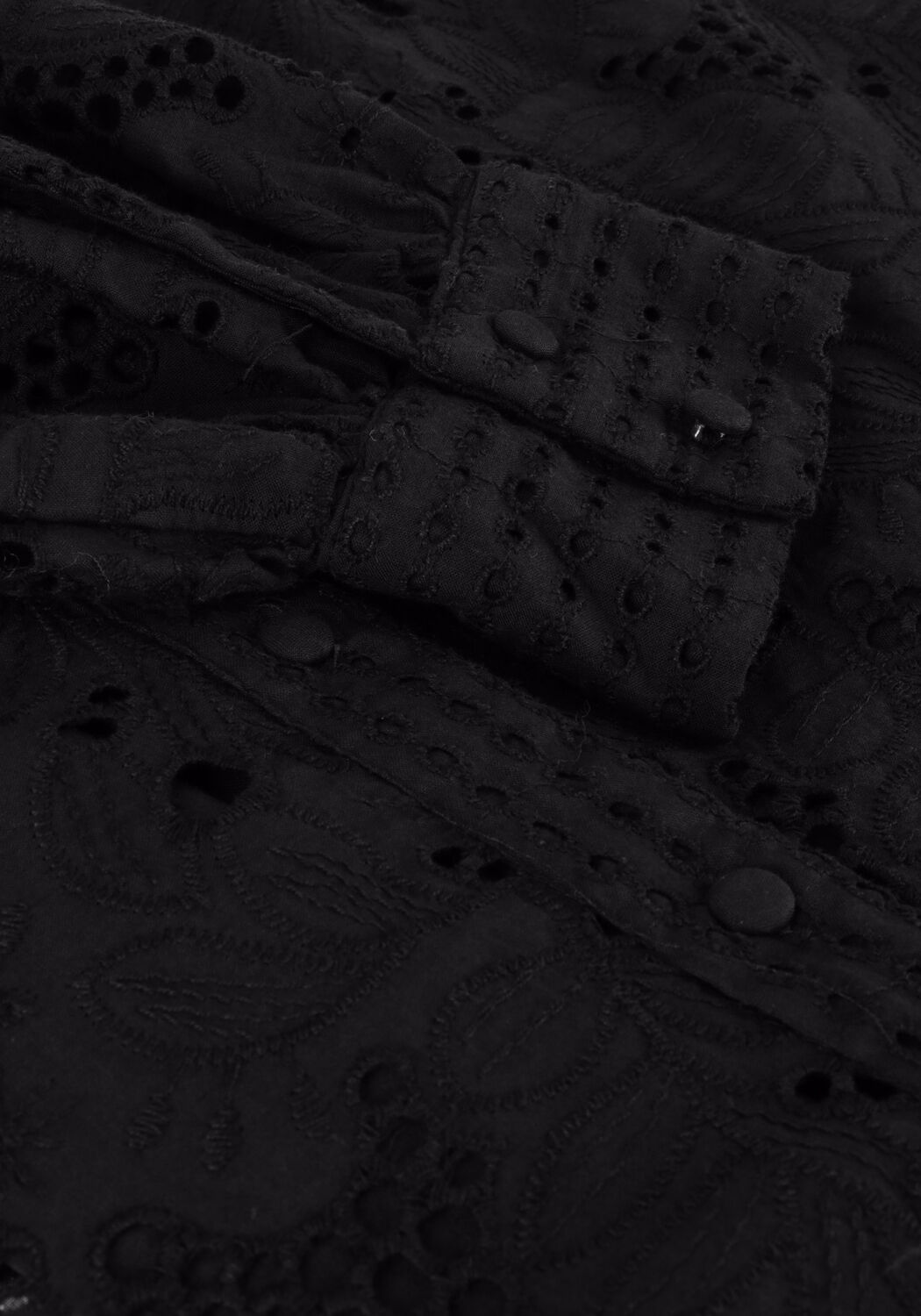 Zwarte Y.A.S. Mini jurk YASTEALA LS SHIRT DRESS S. - large