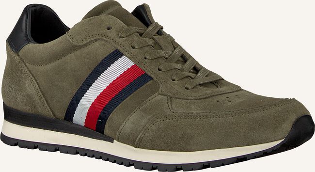 Groene TOMMY HILFIGER Lage sneakers LUXERY SUEDE RUNNER Groene TOMMY HILFIGER Lage sneakers LUXERY SUEDE RUNNER - large