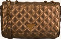 Bronzen GUESS Schoudertas CESSILY CONVERTIBLE XBODY - medium