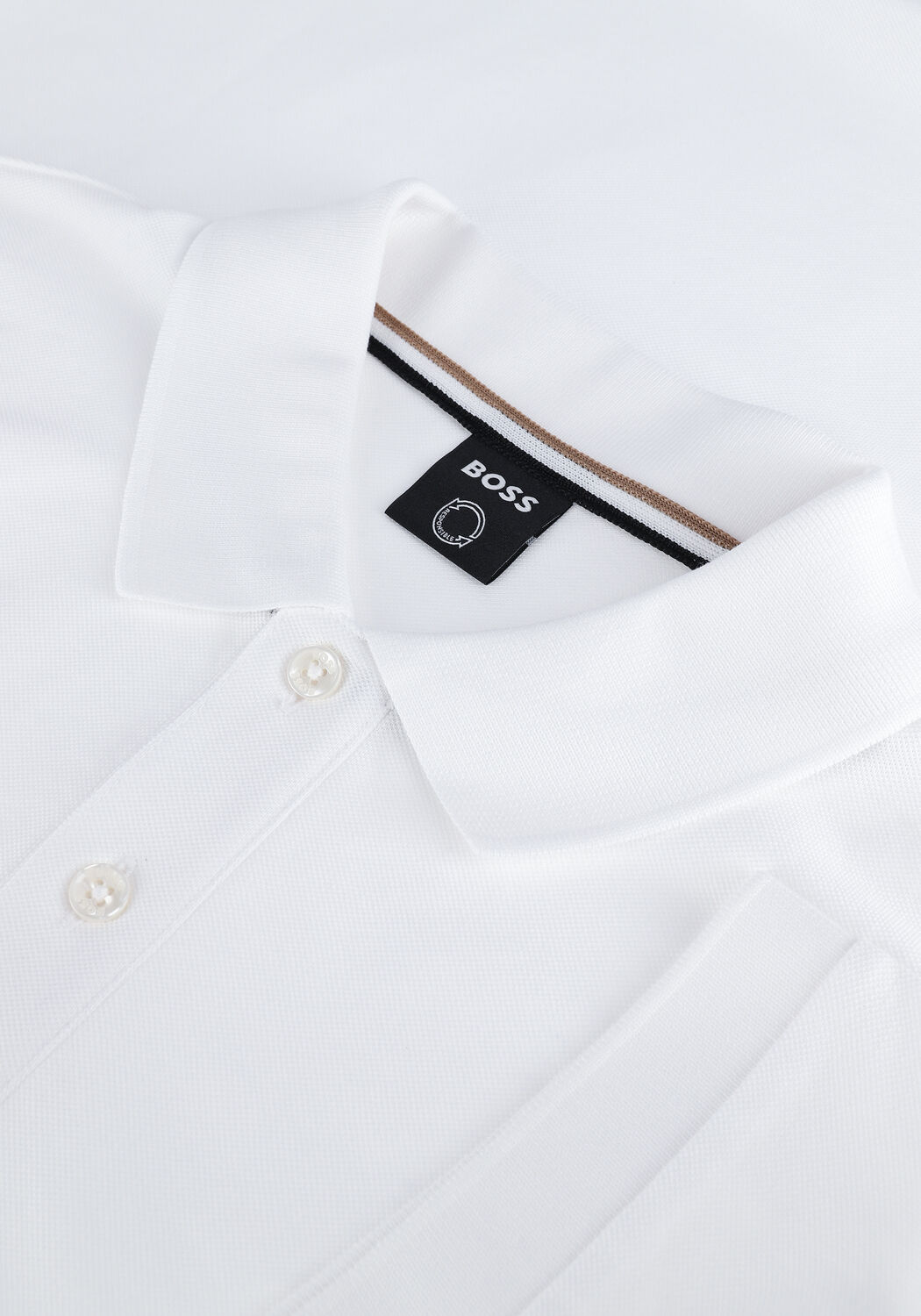 Witte BOSS BLACK Polo PALLAS - large