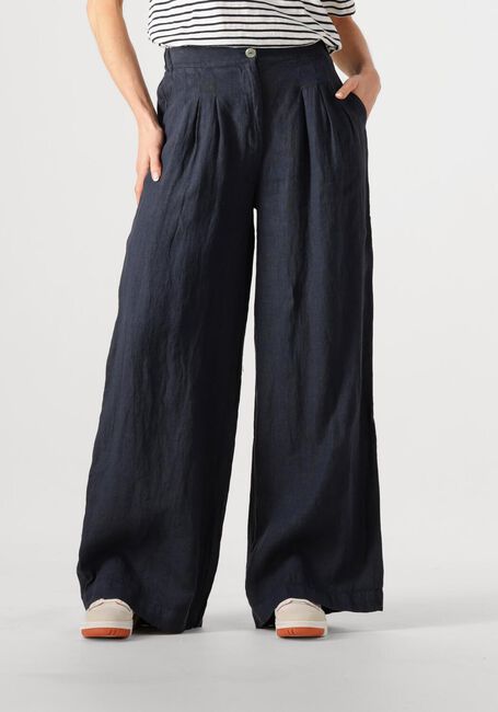 Donkerblauwe BY-BAR Pantalon ELI LINNEN PANT - large