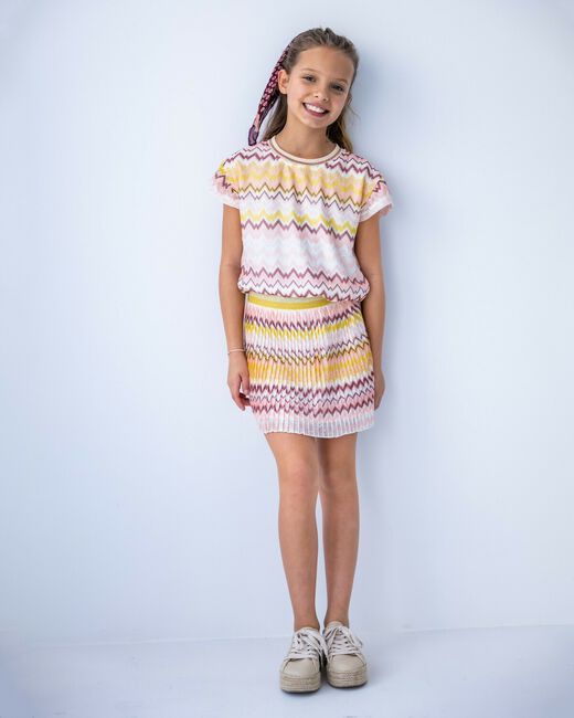 Multi LIKE FLO Minirok FANCY PLISSE SKIRT - large