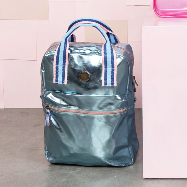 Blauwe LE BIG Rugtas SANTIAGO Blauwe LE BIG Rugtas SANTIAGO - large