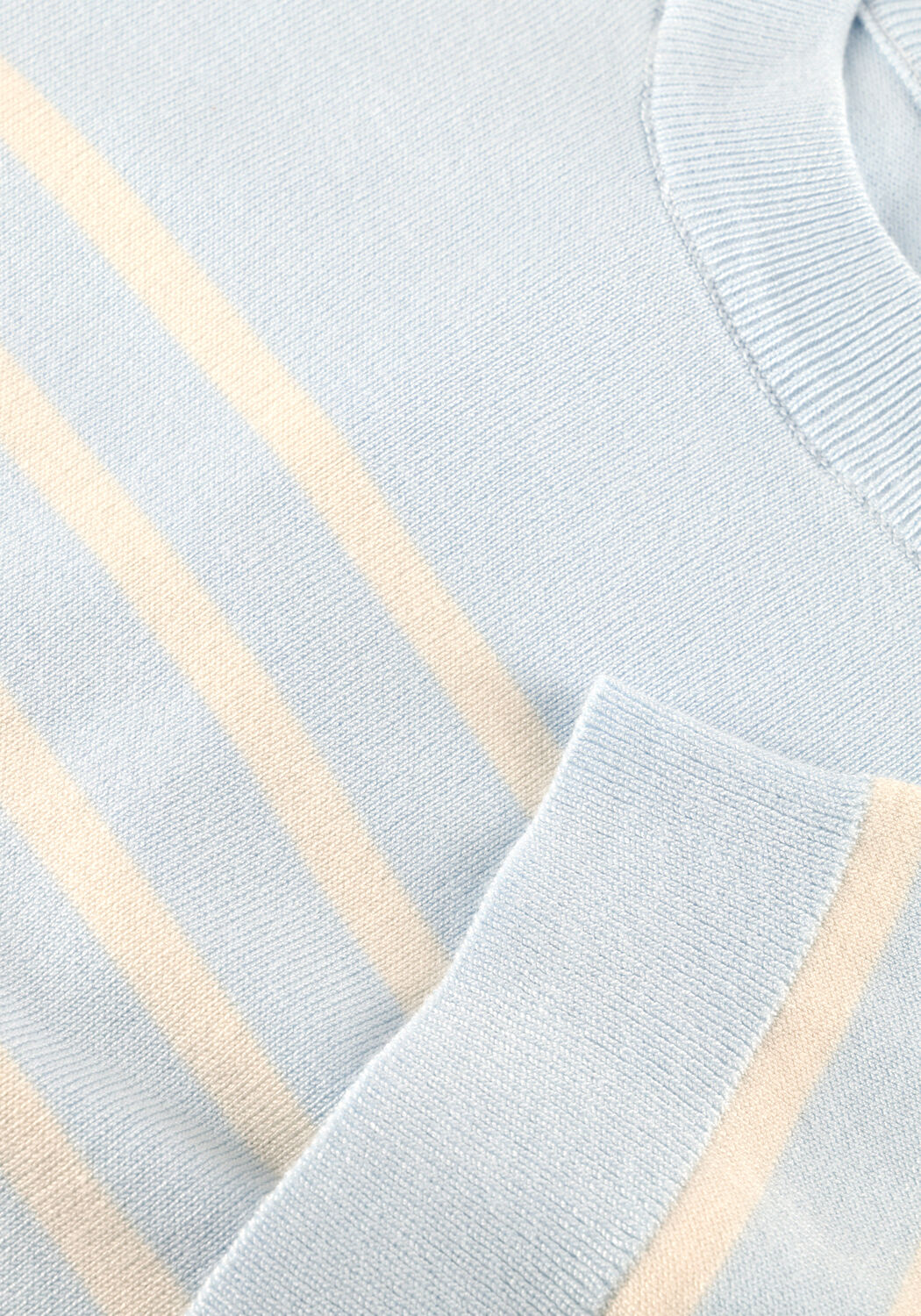 Blauwe Y.A.S. Trui YASLENA SS KNIT PULLOVER - large