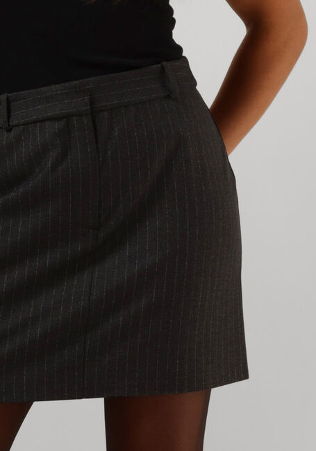 Zwarte AAIKO Minirok PASCALE PINSTRIPE VIS 548 - large