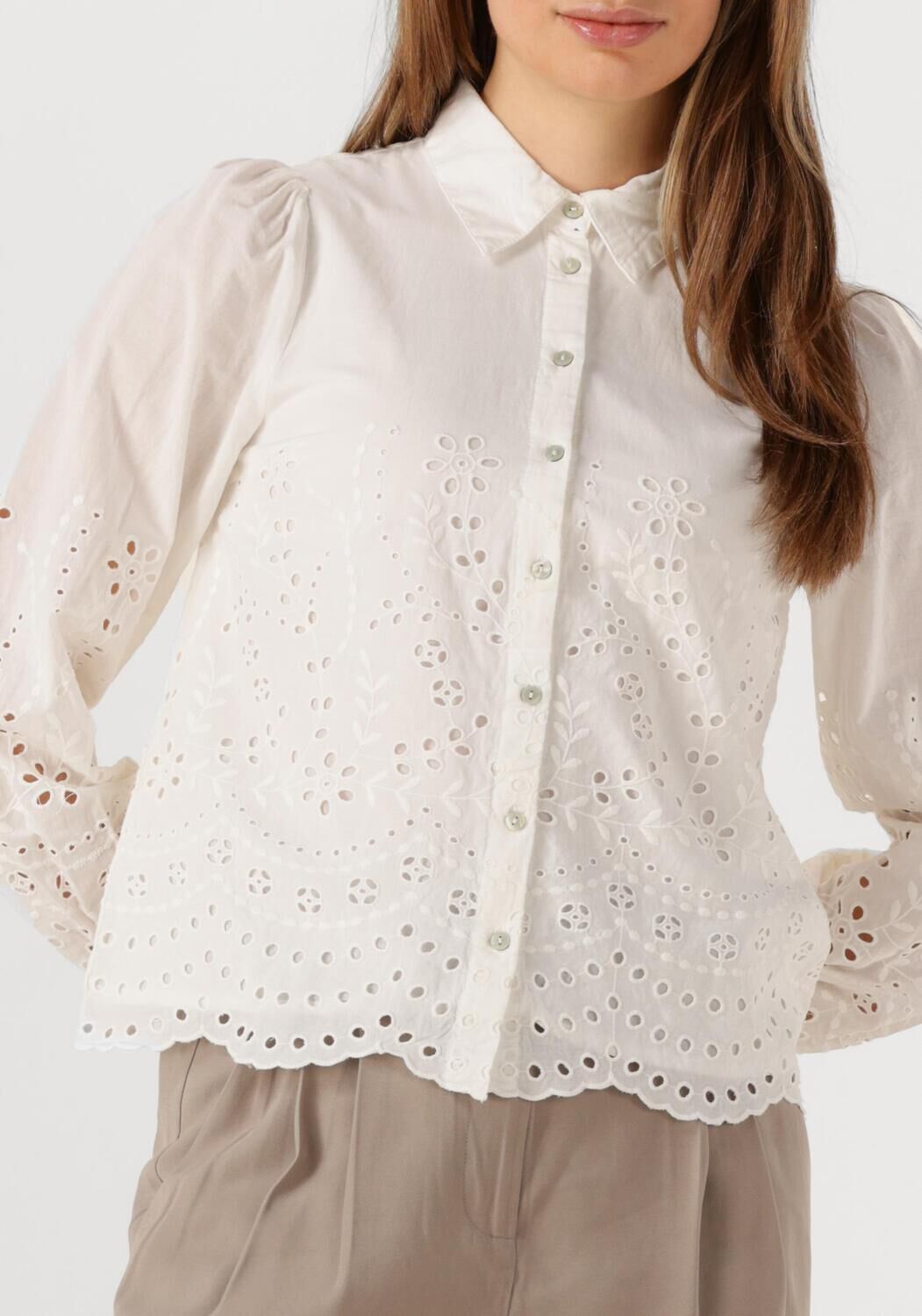 Y.A.S. Dames Blouses Yasluma Ls Shirt S. Noos Wit