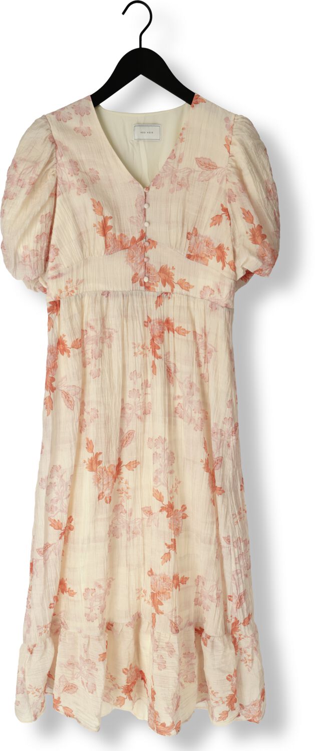 NEO NOIR Dames Jurken Rilana Airy Floral Dress Creme