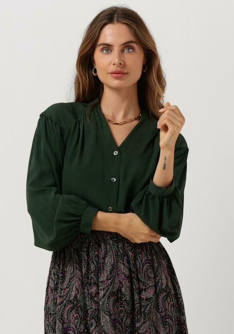 Donkergroene SEMICOUTURE Blouses S2WU01 - large