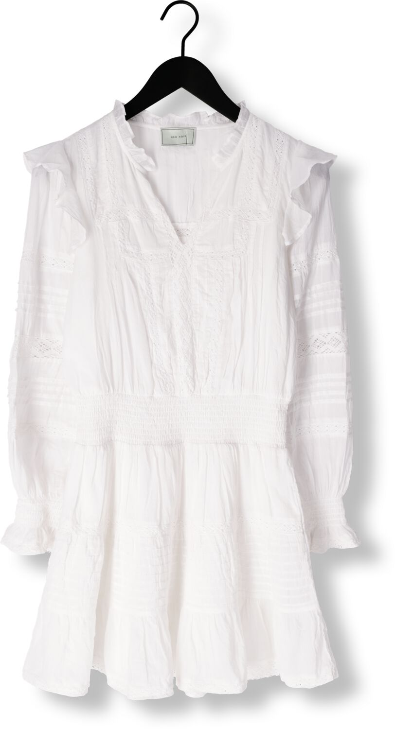 NEO NOIR Dames Jurken Aran S Voile Dress Gebroken Wit