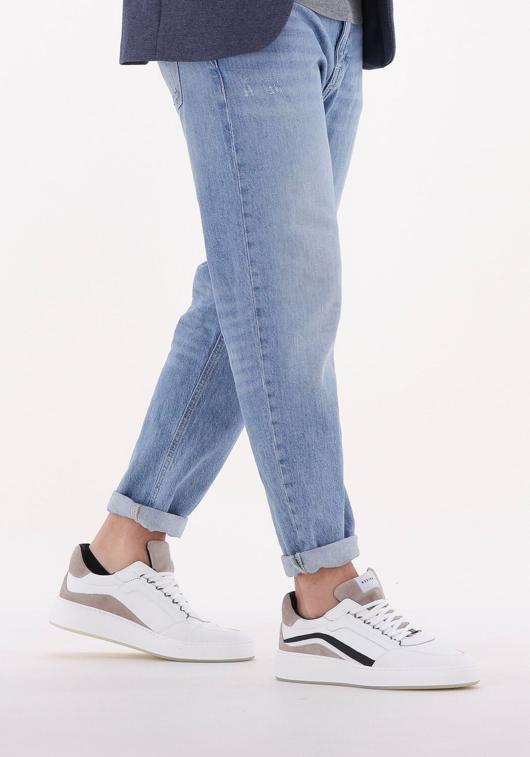 Witte NUBIKK Lage sneakers JIRO JAM - large