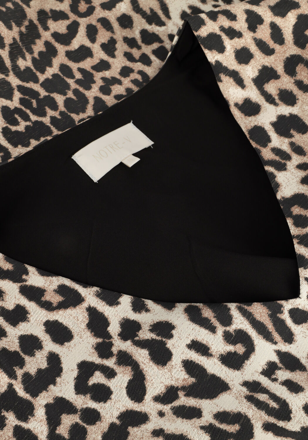 Bruine NOTRE-V Mini jurk NV-FLOSSIE - large