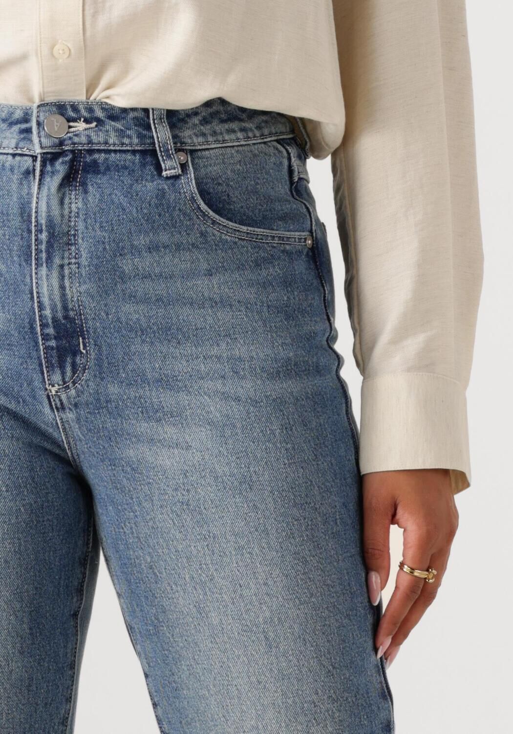 ABRAND JEANS Dames Jeans High Straight Kim Blauw