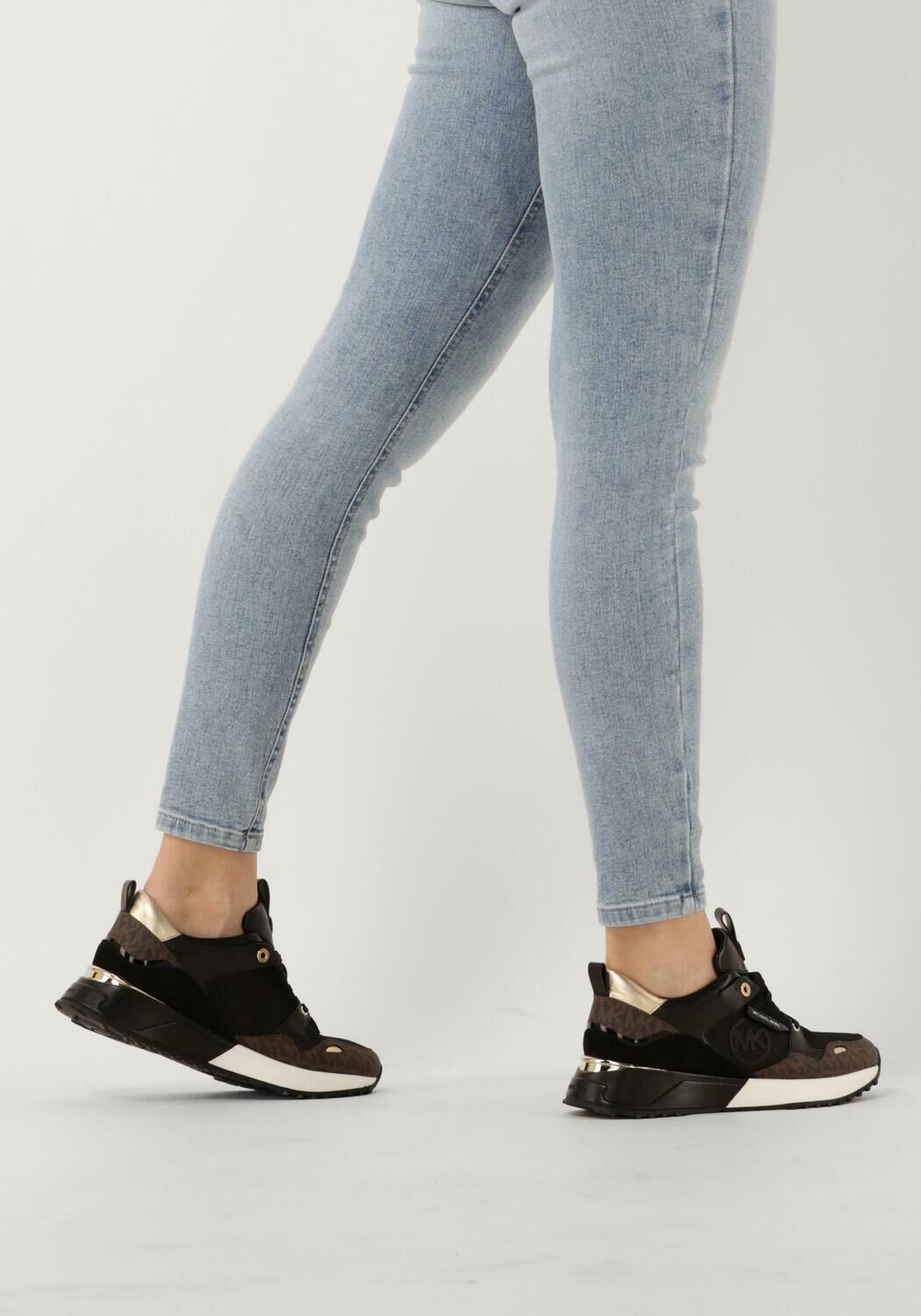 Zwarte MICHAEL KORS Lage sneakers THEO TRAINER - large