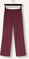Bordeaux OBJECT Wijde broek OBJLISA WIDE PANT Bordeaux OBJECT Wijde broek OBJLISA WIDE PANT - medium