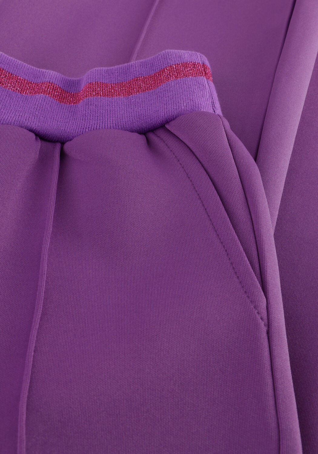 Paarse LOOXS Little Wijde broek 2531-7620 - large