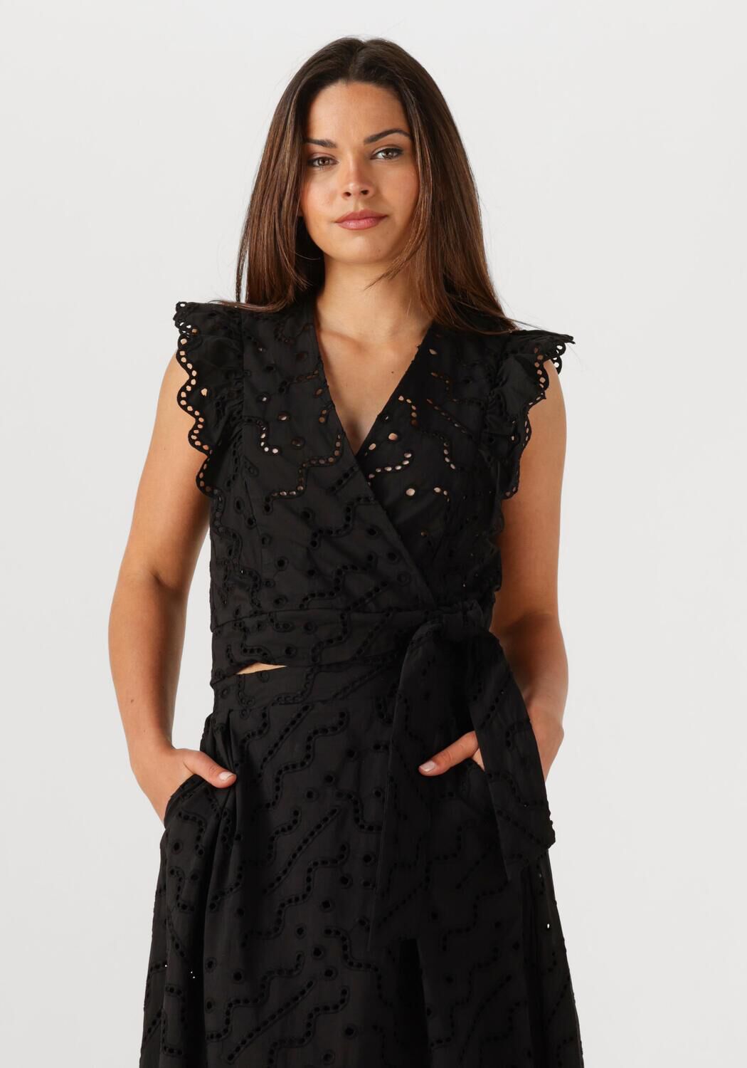 SUNCOO Dames Tops & T-shirts Lila Zwart