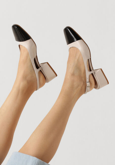 Beige NOTRE-V Slingbacks 08-224 Beige NOTRE-V Slingbacks 08-224 - large