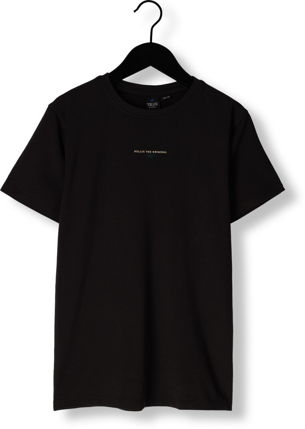 RELLIX Jongens Polo's & T-shirts T-shirt Streetwear Backprint Zwart