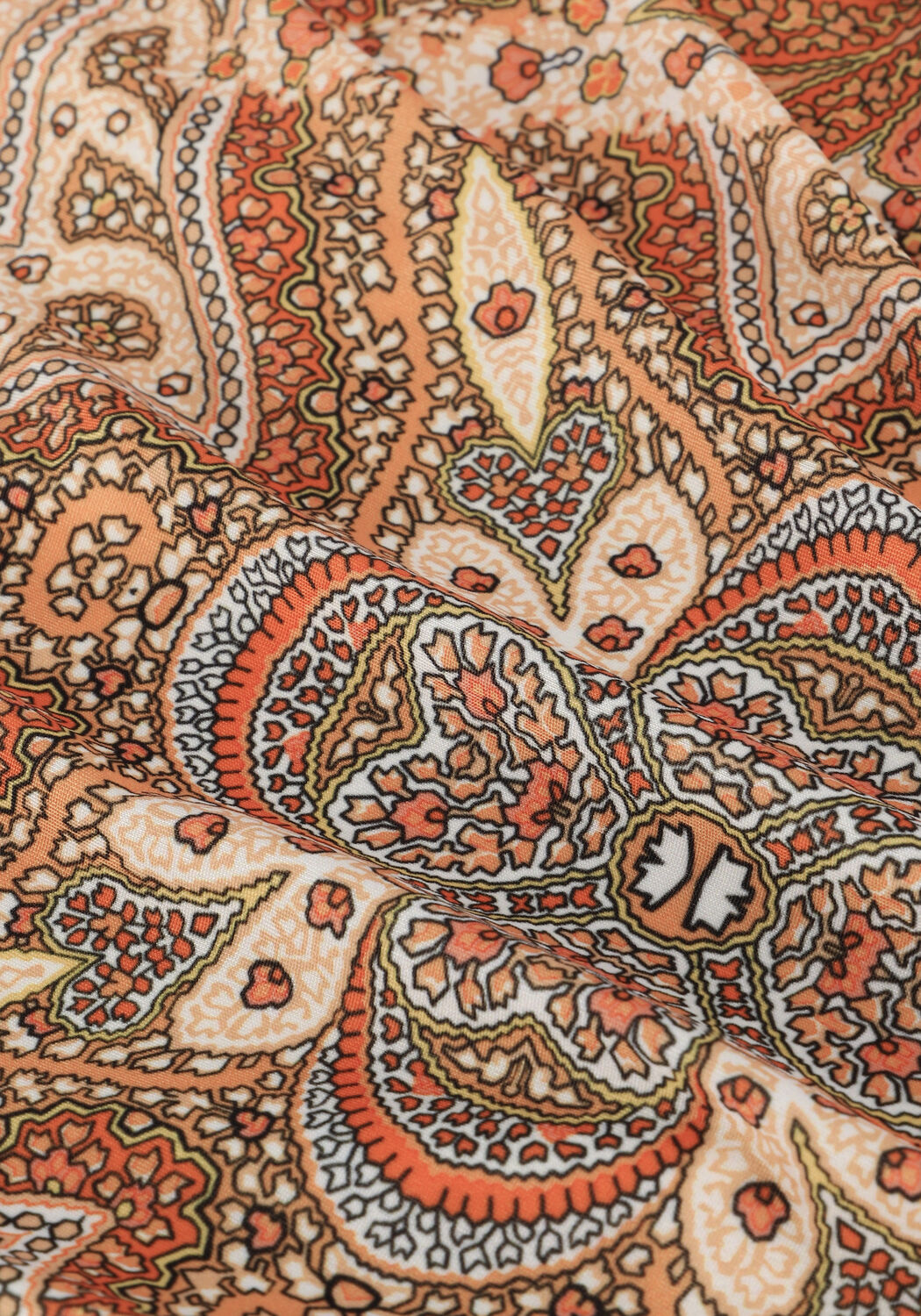 Oranje ANA ALCAZAR Mini jurk DRESS SLEEVES 049033-3210 - large