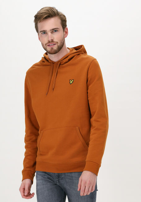 Oranje LYLE & SCOTT Truien/vesten PULLOVER HOODIE - large