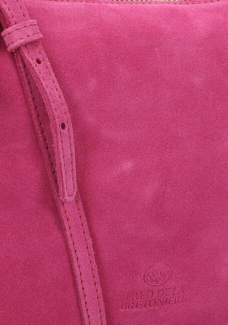 Roze FRED DE LA BRETONIERE Schoudertas BREGJE Roze FRED DE LA BRETONIERE Schoudertas BREGJE - large
