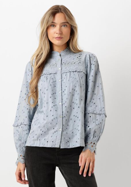 Blauwe Y.A.S. Blouses YASGUNVA LS SHIRT - large