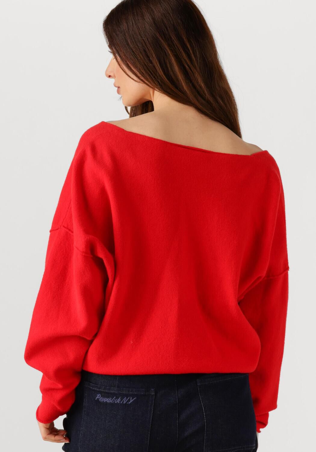 PENN & INK Dames Truien & Vesten Jumper W25b344 Rood