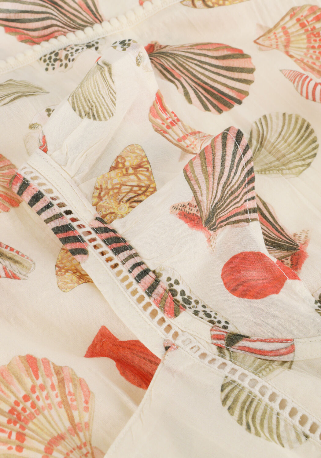 Ecru SCOTCH & SODA Maxi jurk CROSS STRAP ALL-OVER PRINTED - large