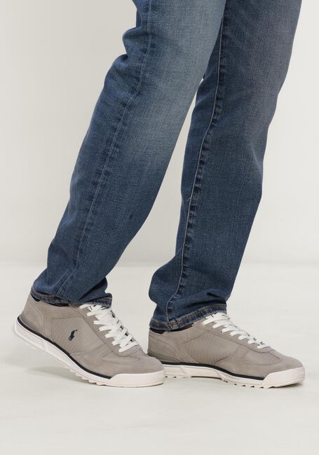 Lichtgrijze POLO RALPH LAUREN Lage sneakers VARICK - large