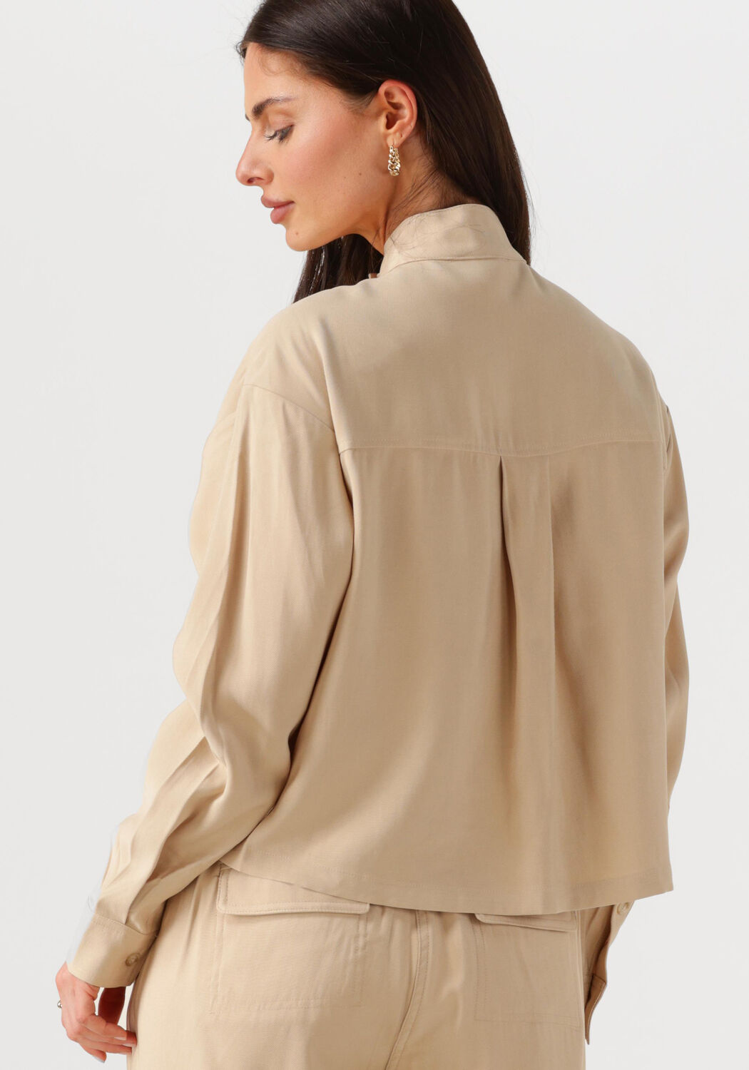 MSCH COPENHAGEN Dames Blouses Mschimila Selia Shirt Beige