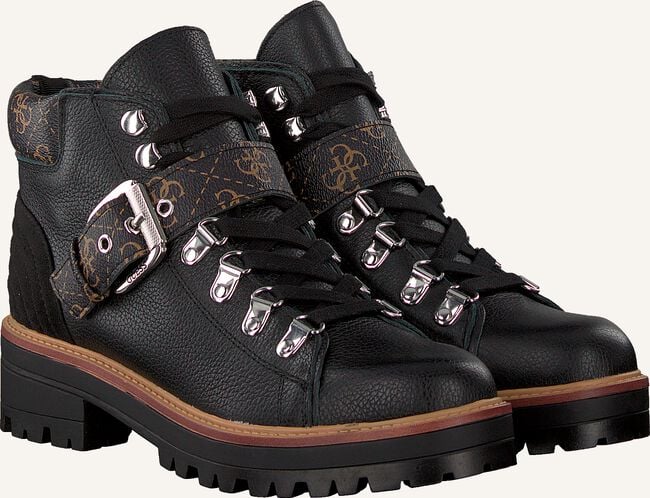 Zwarte GUESS Veterboots IRVIN Zwarte GUESS Veterboots IRVIN - large