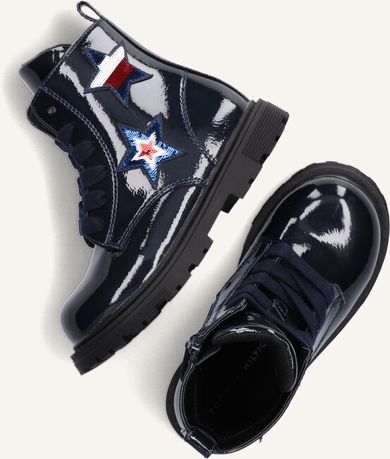 Blauwe TOMMY HILFIGER Veterboots 30836 Blauwe TOMMY HILFIGER Veterboots 30836 - large