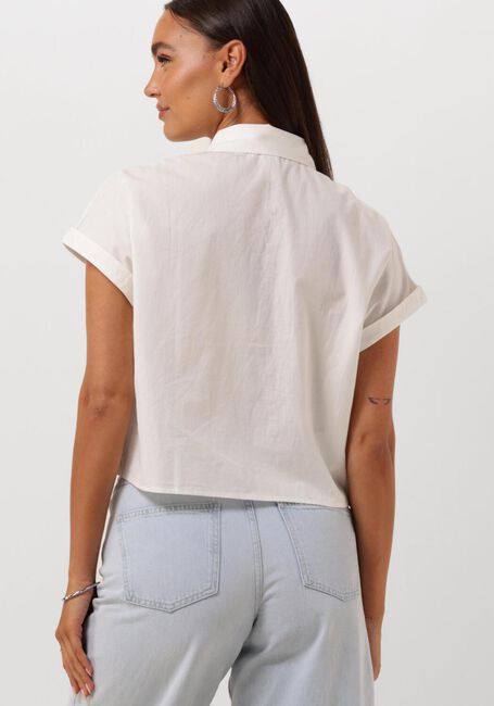 Witte Y.A.S. Blouses YASLEE SS SHORT SHIRT - large