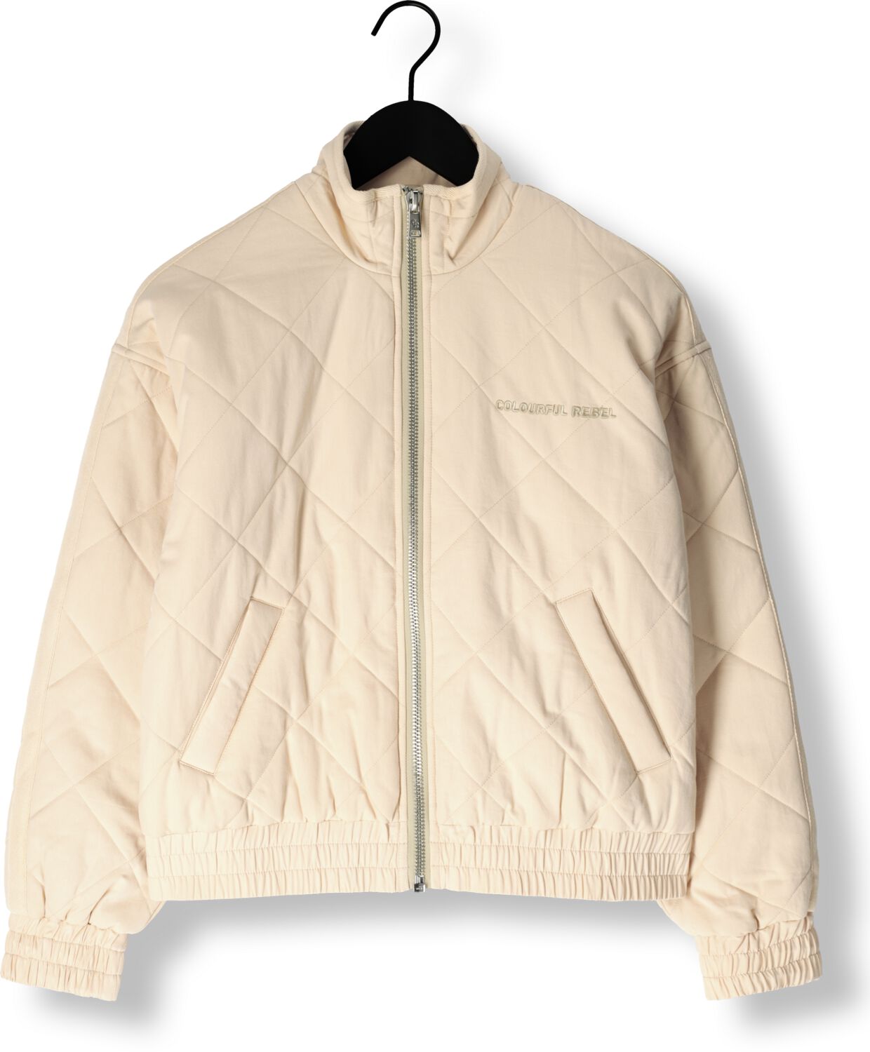 COLOURFUL REBEL Dames Jassen Weidy Quilted Jacket Beige
