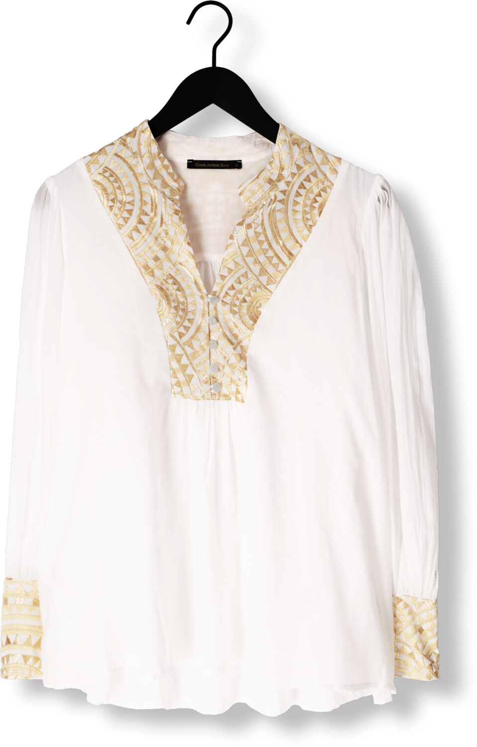 GREEK ARCHAIC KORI Dames Blouses 340452 Wit