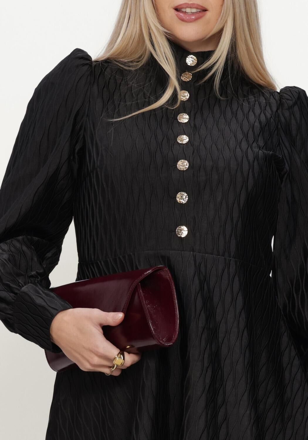 Y.A.S. YAS Dames Jurken Yasripple Ls Dress - Zwart, foto 3