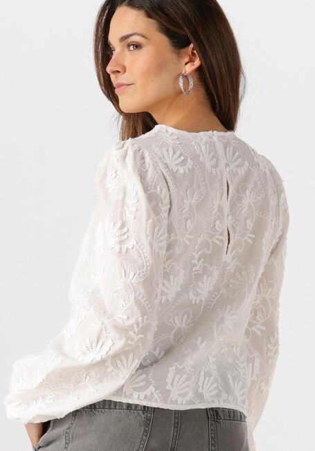 Witte OBJECT Blouses OBJMYA RE L/S TOP 137 - large