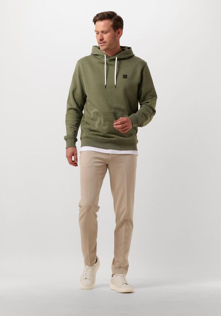 Groene SCOTCH & SODA Sweater ESSENTIAL LOGO BADGE HOODIE - large