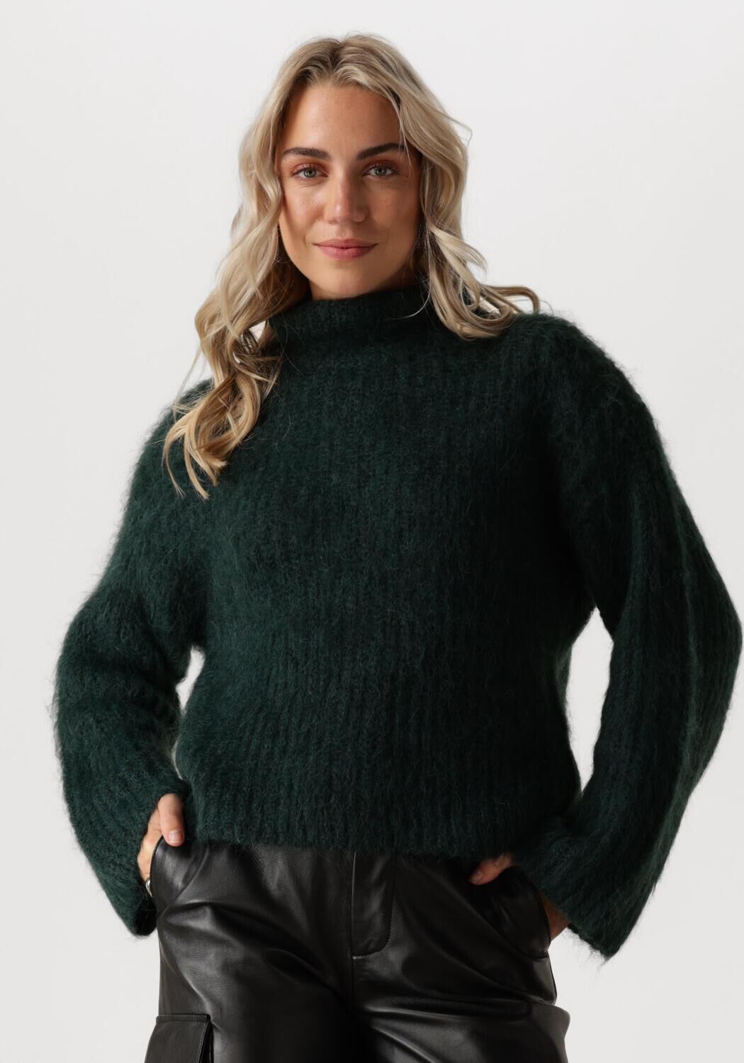 MSCH Copenhagen Gebreide pullover met opstaande kraag model 'Annalisa'