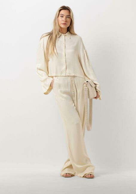 Ecru ALIX THE LABEL Blouses LADIES WOVEN KIMONO SLEEVE BLOUSE - large