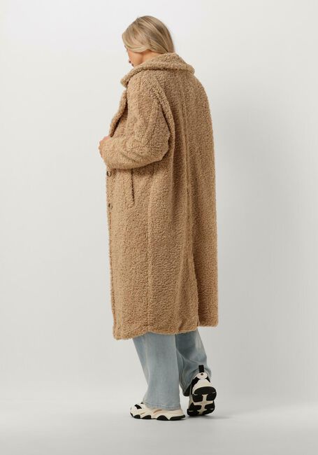 Taupe NOTRE-V Teddy jas TEDDY COAT LONG - large