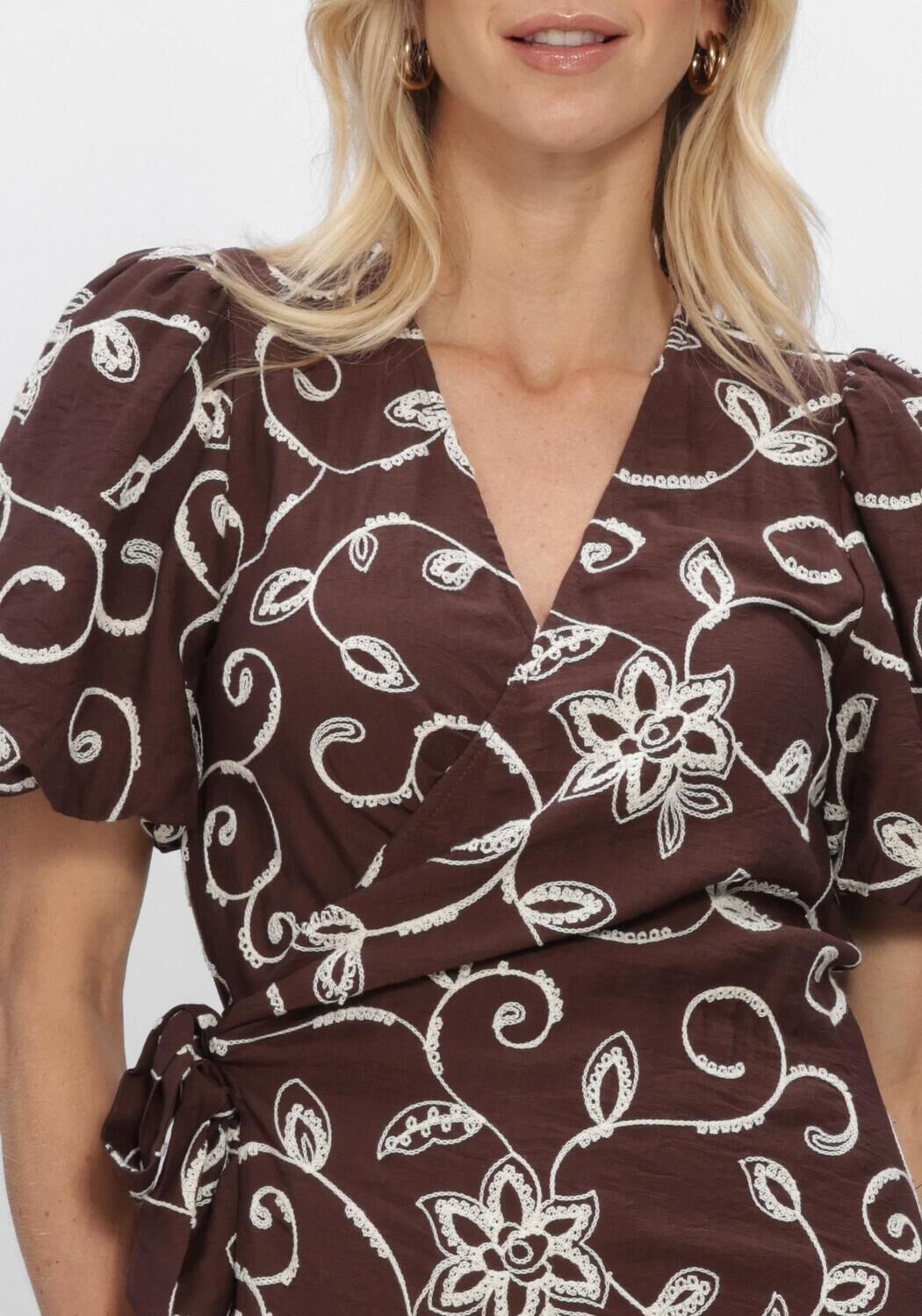 Bruine YDENCE Jurken DRESS SAPHIRA - large