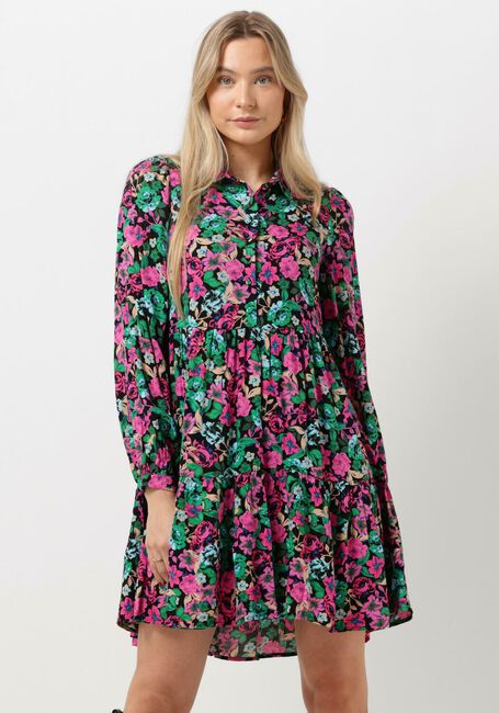 Zwarte Y.A.S. Mini jurk YASMOTORO LS SHIRT DRESS S. - large