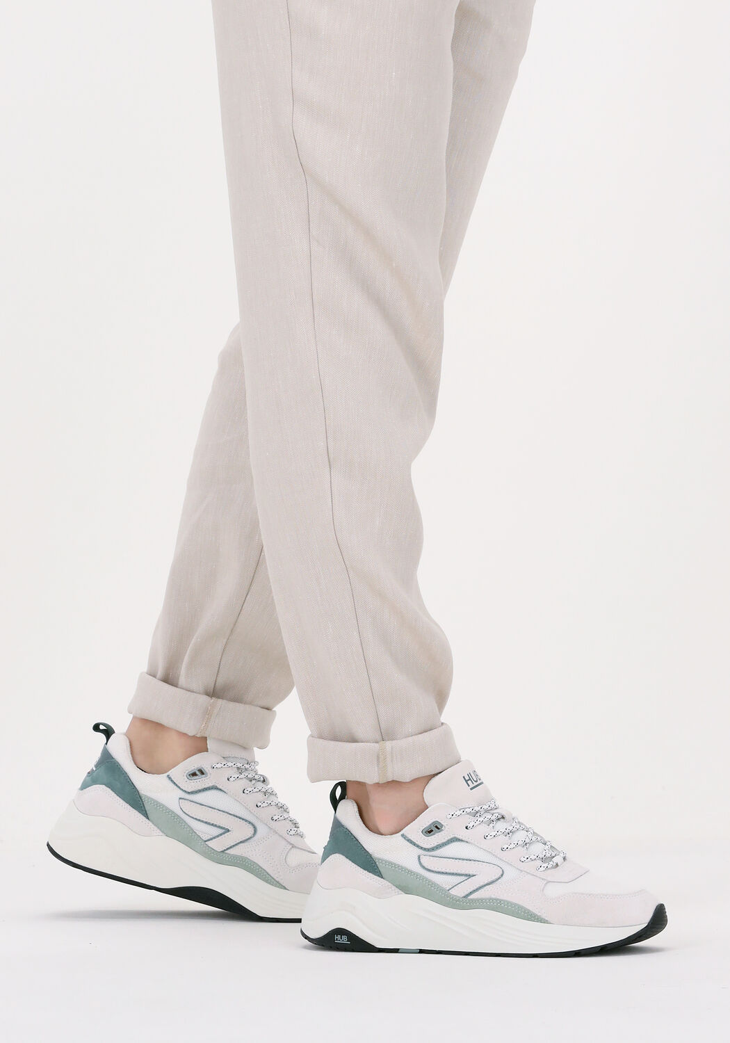 Witte HUB Lage sneakers GLIDE-Z MEN - large