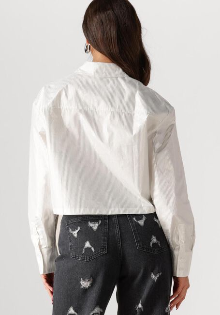 Witte ALIX THE LABEL Blouses LADIES WOVEN PINTSTIPE BLOUSE - large