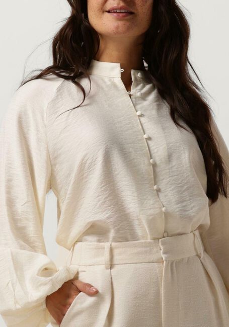 Gebroken wit NEO NOIR Blouses CAMILLE SOLID BLOUSE - large