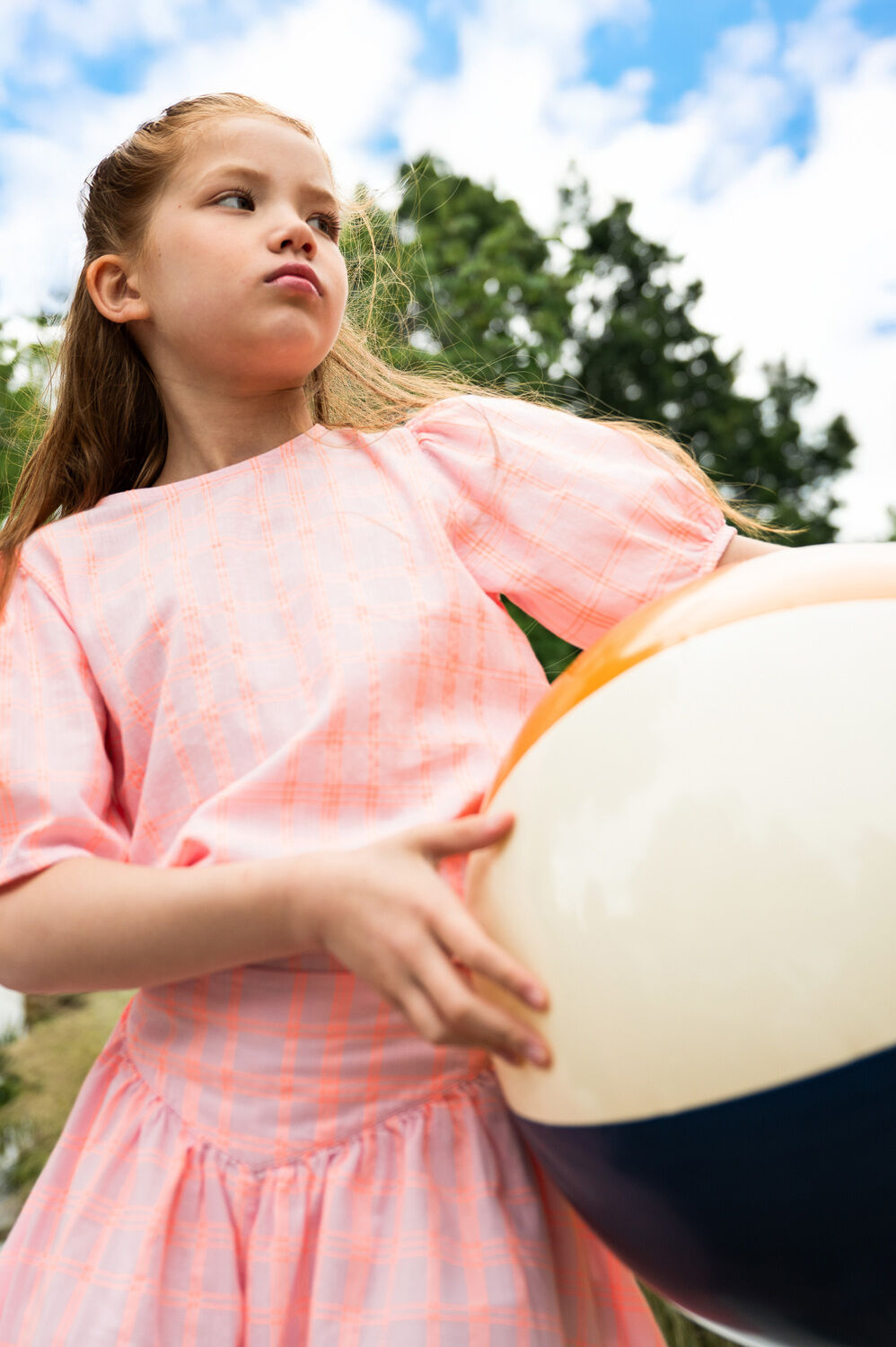 Roze PETIT BLUSH Korte broek ROMANTIC SHORT - large