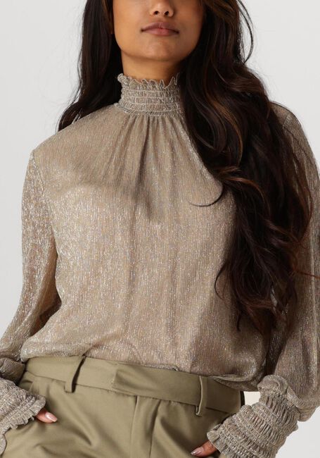 Beige MOS MOSH Blouses XIMENA GLAM LS BLOUSE - large